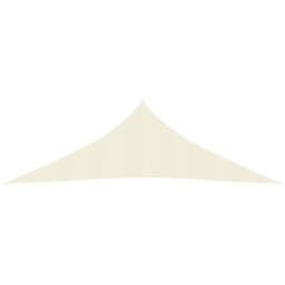 Berkfield Home Sunshade Sail 160 g/m ² Cream 3x3x4.2 m HDPE in Beige - thumbnail 2