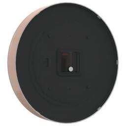 Berkfield Home Wall Clock Gold & White √ò29.5 cm Polystyrene & Glass in Rose Gold - thumbnail 5