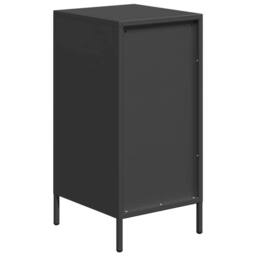 Berkfield Home Sideboard Black 35x39x73.5 cm Cold-rolled Steel - thumbnail 7