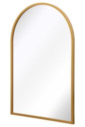 "MirrorOutlet Gold Metal Framed Arched Wall Mirror 47"" X 31"" (120CM X 80CM) - Size: 1 Pack" - thumbnail 4
