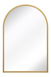 "MirrorOutlet Gold Metal Framed Arched Wall Mirror 47"" X 31"" (120CM X 80CM) - Size: 1 Pack" - thumbnail 3