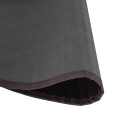 Berkfield Home Rug Round Dark Brown60 cm Bamboo in Brown - Size: Medium - thumbnail 5