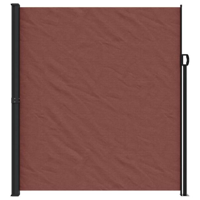 Berkfield Home Retractable Side Awning Brown 220x500 cm - image 1