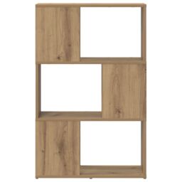 Berkfield Home Book Stand Artisan oak Engineered wood 60 x 24 x 94 cm Book Stand in Brown - thumbnail 5