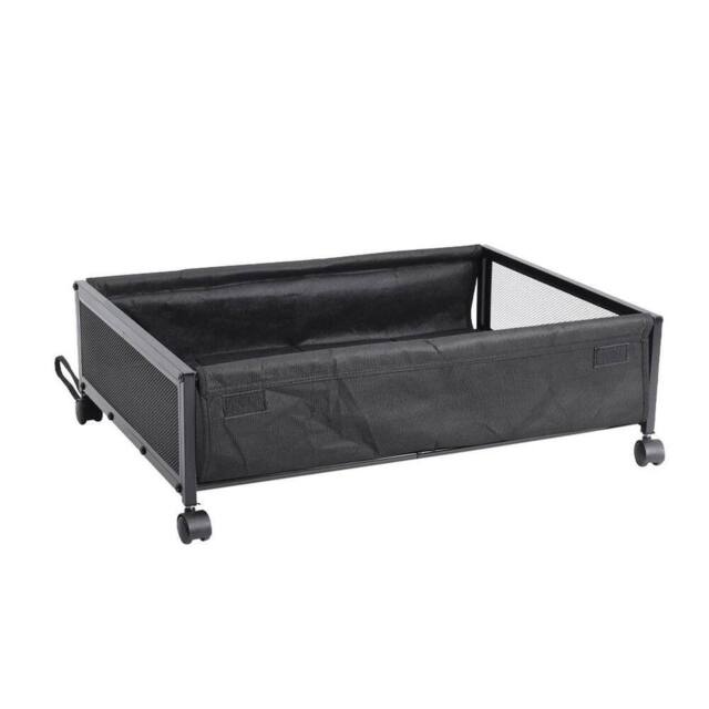 KORVIXA 2x Underbed Storage Box in Black - Size: 900mm - image 1