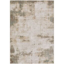 Livabliss Galey Alix Myrtle Avenue III-Abstract Cream Brown Green Blue Modern Marble Fringe Living Rug - Size: 160 cm x 230 cm - thumbnail 2