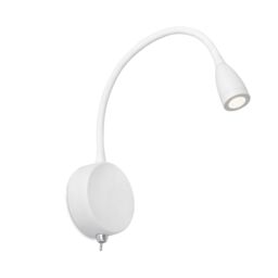 Netlighting Loke LED Indoor Wall Light Reading Lamp White - thumbnail 1