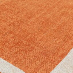 The Rug Shop UK Orange Handmade Easy to clean Plain Border Area Rug - Size: 160 cm x 230 cm - thumbnail 8