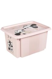 Keeeper Minnie Mouse Storage Box with Lid 15 Litre Nordic Pink - thumbnail 2
