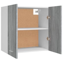 Berkfield Home Hanging Cabinet Grey Sonoma Engineered Wood - thumbnail 6