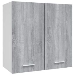 Berkfield Home Hanging Cabinet Grey Sonoma Engineered Wood - thumbnail 2