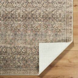 Livabliss Galey Alix Collins Avenue III Vintage Green Brown Traditional Fringe Living Rug - Size: 160 cm x 215 cm - thumbnail 4