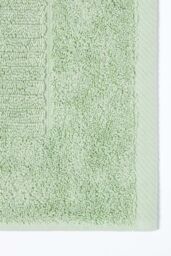 Homescapes Imperial Plain Cotton Bath Mat in Green - thumbnail 2