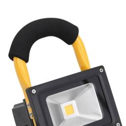 Berkfield Home Rechargeable LED Spotlight with Handle 30 W Cold White in Black - thumbnail 9