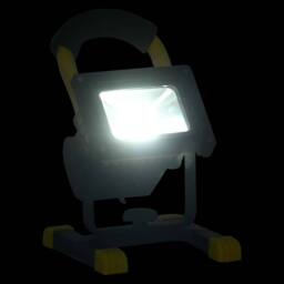 Berkfield Home Rechargeable LED Spotlight with Handle 30 W Cold White in Black - thumbnail 3