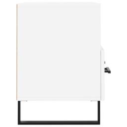 Berkfield Home TV Cabinet White 80x36x50 cm Engineered Wood - Size: 80 x 36 x 50 cm - thumbnail 7