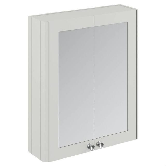 Balterley Bathroom Wall Mounted 2 Soft-Close, Gloss White, 715 x 600 x 182mm in White - image 1