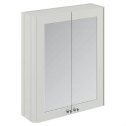 Balterley Bathroom Wall Mounted 2 Soft-Close, Gloss White, 715 x 600 x 182mm in White