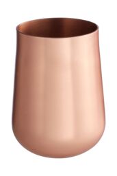 Orsina Shine Copper Finish Tumbler, Non-Corrosive Stainless Steel Drinkware, Bathroom Cup, Shiny Water Tumbler in Gold - thumbnail 2
