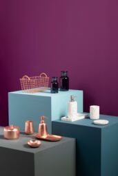 Orsina Shine Copper Finish Tumbler, Non-Corrosive Stainless Steel Drinkware, Bathroom Cup, Shiny Water Tumbler in Gold - thumbnail 5