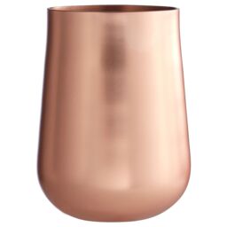Orsina Shine Copper Finish Tumbler, Non-Corrosive Stainless Steel Drinkware, Bathroom Cup, Shiny Water Tumbler in Gold - thumbnail 1