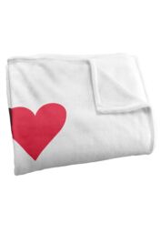 Ephemera I Heart Cats Silky Touch Super Soft Throw Blanket 152 X 127 cm in White - thumbnail 3