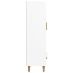Berkfield Home Highboard White 70x31x115 cm Engineered Wood - Size: 70 x 31 x 115 cm - thumbnail 7