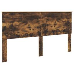 Berkfield Home Bed Frame Smoked Oak 180 x 200 cm Solid Pine Wood in Brown - thumbnail 6
