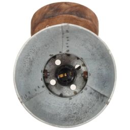 Berkfield Home Industrial Wall/Ceiling Lamps 2 pcs Silver 20x25 cm E27 - thumbnail 6