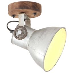Berkfield Home Industrial Wall/Ceiling Lamps 2 pcs Silver 20x25 cm E27 - thumbnail 2