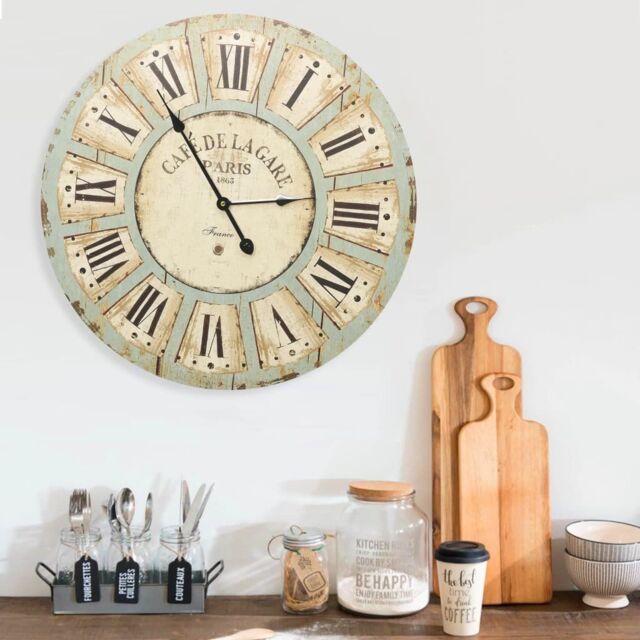 Berkfield Home Wall Clock Multicolour 60 cm MDF - image 1