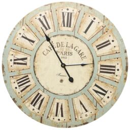 Berkfield Home Wall Clock Multicolour 60 cm MDF - thumbnail 2