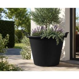 SPETLEK 160L Large Heavy Duty Garden Planter in Black - thumbnail 4