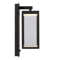 Lucide 'CLAIRETTE' Non Dimmable Stylish Motion Sensor Outdoor LED Wall Light in Black - thumbnail 5