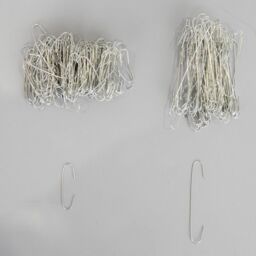 Shatchi 300Pcs Tree Decoration Hooks - Sturdy & Durable for Festive Ornaments in Silver - Size: 1 Pack - thumbnail 6