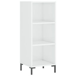 Berkfield Home Sideboard High Gloss White 34.5x32.5x90 cm Engineered Wood - thumbnail 2