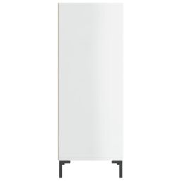 Berkfield Home Sideboard High Gloss White 34.5x32.5x90 cm Engineered Wood - thumbnail 5