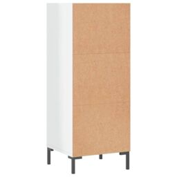Berkfield Home Sideboard High Gloss White 34.5x32.5x90 cm Engineered Wood - thumbnail 6