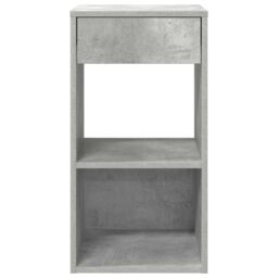 Berkfield Home Bedside Cabinets with Drawer 2 pcs Concrete Grey 35x34x66.5 cm - thumbnail 4