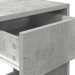 Berkfield Home Bedside Cabinets with Drawer 2 pcs Concrete Grey 35x34x66.5 cm - thumbnail 9