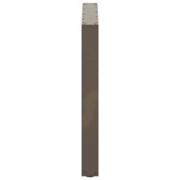 Berkfield Home Coffee Table Legs U-Shaped 3 pcs Natural Steel 80x(72-73) cm Steel in Brown - thumbnail 6