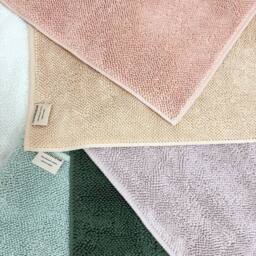 Misona Luxury Loop Reversible Cotton Bath Mat in Light Pink - thumbnail 4
