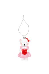 VFM e-Store Christmas Tree Decoration Cutie Bear Ornament in Pink