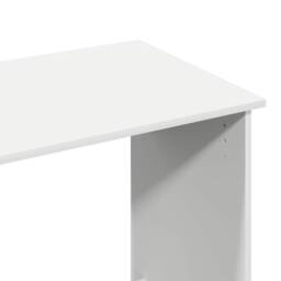Berkfield Home Desk White 102x50x75 cm Engineered Wood - Size: 102 x 50 x 75 cm - thumbnail 8