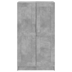 Berkfield Home Book Cabinet Concrete Grey 82.5x30.5x150 cm Engineered Wood - thumbnail 5