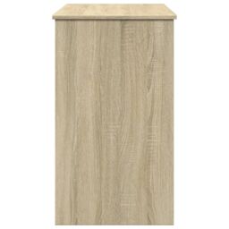 Berkfield Home Dressing Table with Mirror Sonoma Oak 100x45x76 cm in Brown - Size: 100 x 45 x 76 cm - thumbnail 6