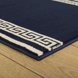 runrug Hallway Carpet Runner Rug - Soft & Comfy, 9mm - 'Key' in Blue - Size: 80 cm x 330 cm - thumbnail 6