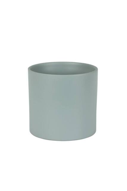 KDMD Hortus Sofia Matt Grey Ceramic Pot 16cm - image 1