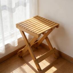 FORGEVIO Wooden Plant Stand Patio Balcony Garden Side Table in Natural - Size: 0.6m2 - thumbnail 7