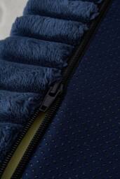 Groundlevel Camden 2 Seater Velvet Sofa in Navy - thumbnail 4